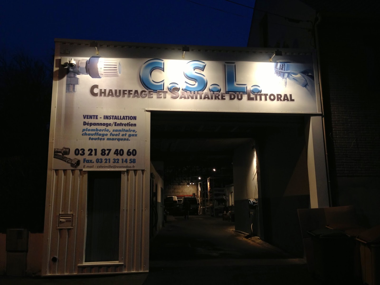 Logo de SARL Chauffage Sanitaire du Littoral CSL